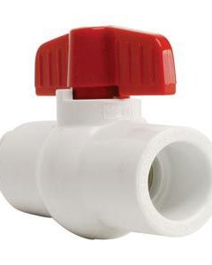VALVE,BALL,1/2" SLIP,PVC,F/FOGGER